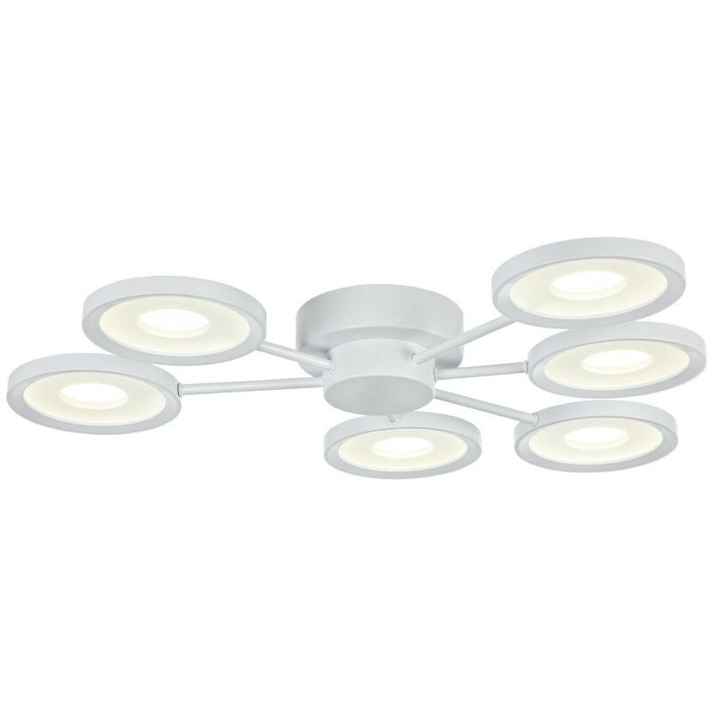 Maytoni Aprilia Moderna lámpara de techo LED multibrazo blanca Aprilia integrada