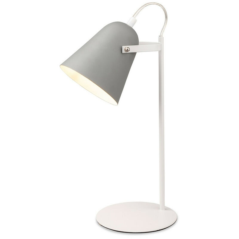 Firstlight Bella Moderne Schreibtisch-Tischlampe Grau