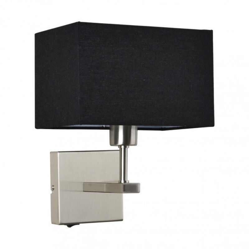Qazqa Milo Nachttischlampe – Grau Mit Stahlfuß, E14 Fassung, Dimmbar, 24,5 Cm Hoch, Modernes Design