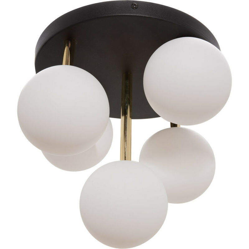Faro Barcelona SIDE 200 Deckenleuchte – Schwarz & Gold, Für G9 LED