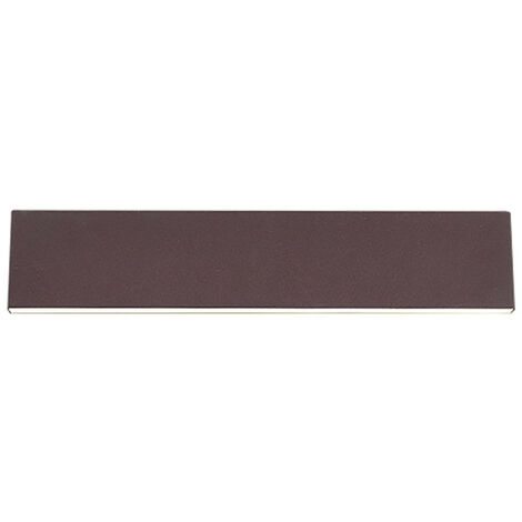 Trio Concha Moderne Wandleuchte mit 2 Leuchten, nach oben und unten, rostig, 47 cm, 3000 K