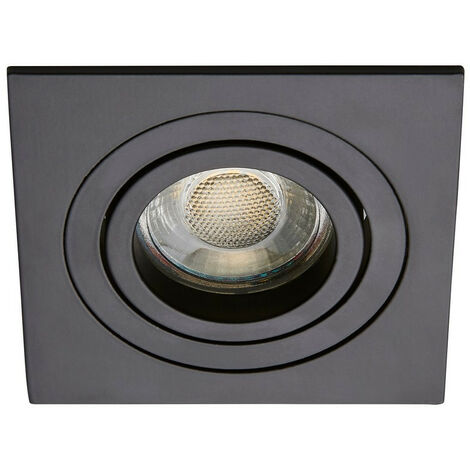 Astro Taro Feuerfestes Einbau-Downlight Quadratisch, Mattweiß | Dimmbar, Für GU10 Birnen, 30° Neigbar, 355° Drehbar