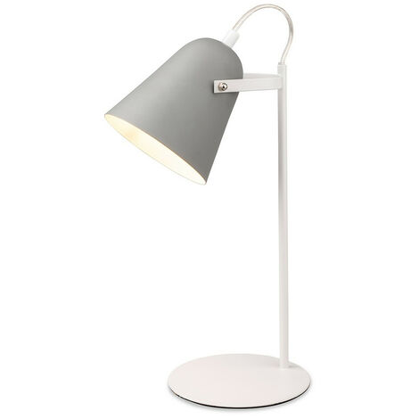 Firstlight Bella Moderne Schreibtisch-Tischlampe Grau