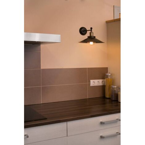 Faro Barcelona Marlin Pendelleuchte – Schwarz, 60 W, Metall, Für E27 Birnen