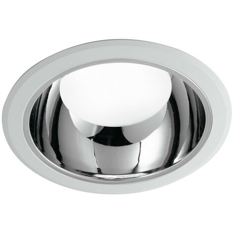 Fan Europe Intec - LED-Downlight-Blendschutz, Weiß mit Chromreflektor ...