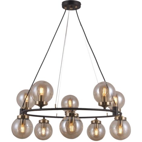 Pendelleuchte 3-armig Vintage Industrie-Look – Metall, 22cm Schirm, E27, Höhenverstellbar Für Esszimmer & Bar