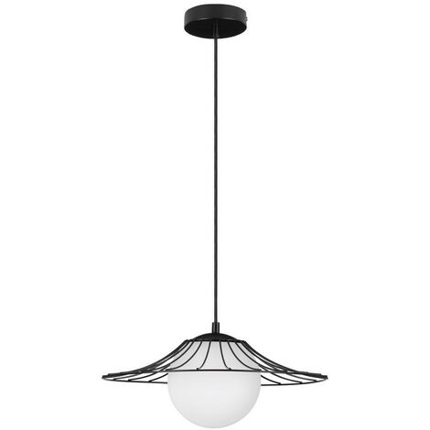 Retro Pendelleuchte Im Industrie-Look – Verstellbar, Schwarz-weiß, Mit E27 Fassung, Für Küche, Wohnzimmer Oder Esszimmer