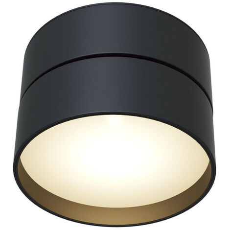 Maytoni Onda Aufbau-Downlight Schwarz 4000K