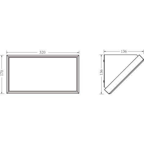 Knightsbridge LED Unterschrankleuchte – 4 W, Dimmbar, Weiß, 277 Mm, Verknüpfbar