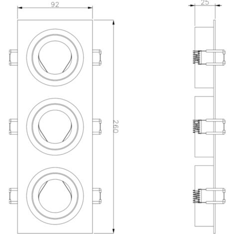 Knightsbridge Einbau-Deckenleuchte In Gebürstetem Chrom – Dimmbar, GU10-fähig & Einfach Zu Installieren