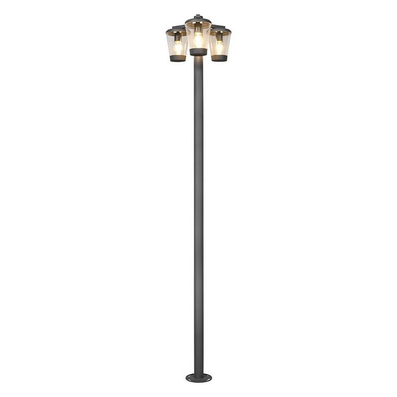 GLOBO Callisto 34252 Lampada per Esterno da Terra Lampioncino a LED Acciaio  H. 100cm