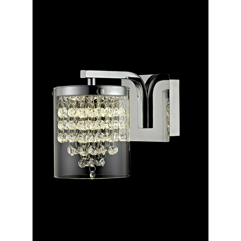 Impex Florina Lampada da parete a LED cromata