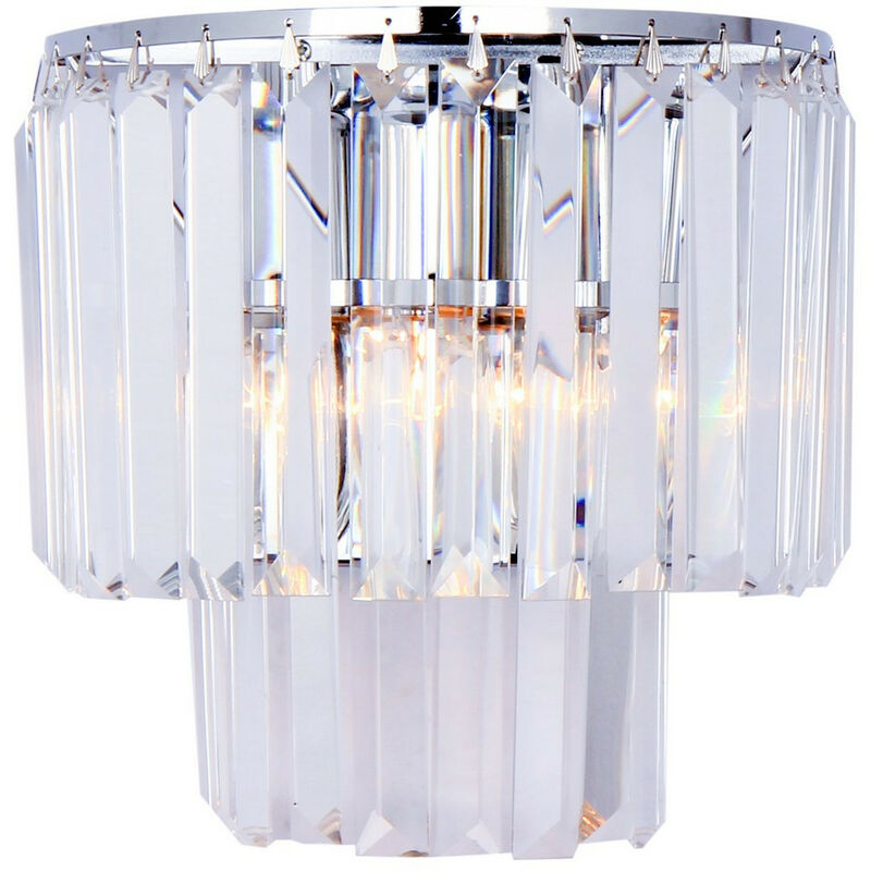 Lampada Applique Kartell É - Design Di Ferruccio Laviani, Policarbonato Plissettato, E14, Azzurro