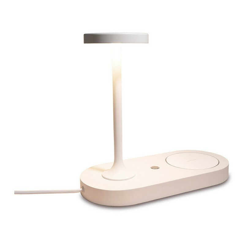 Lampada da tavolo LED con carica smartphone ad induzione e USB Ceres -  Mantra illuminazione - Shop on line