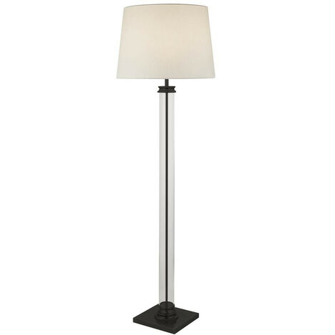 Lampada Da Terra LED Da 46" - Con 3 Temperature Colore Dimmerabili, Paralume In Tessuto Bianco, Per Soggiorno E Camera