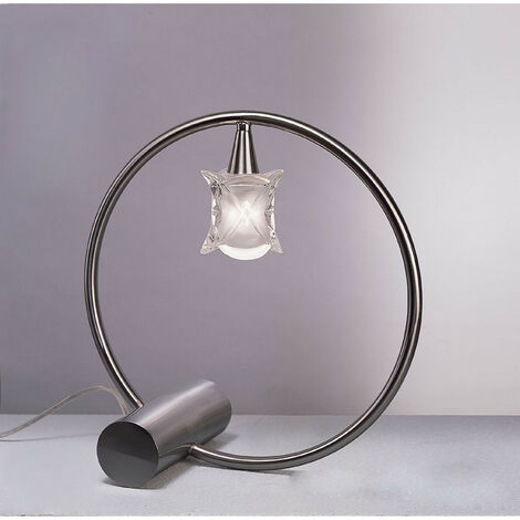 Lamplux Lampada Da Soffitto A LED Dago – Nichel Satinato Con Paralume In Vetro, Attacco G9, Lampadina LED Inclusa, 3W, 16 Cm, IP20 Per Interni