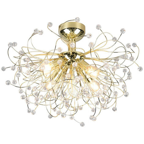 Lindby Applique Filippa, 20 cm, nickel satinato