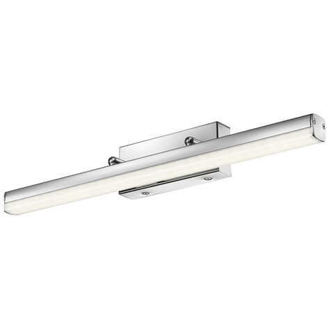 Luce specchio bagno 12W in alluminio cromato