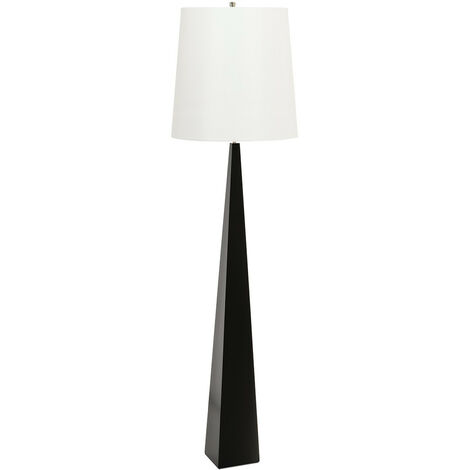Elstead Ascent Lampada da terra con paralume conico, nera