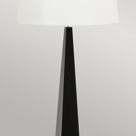 Elstead Ascent Lampada da terra con paralume conico, nera