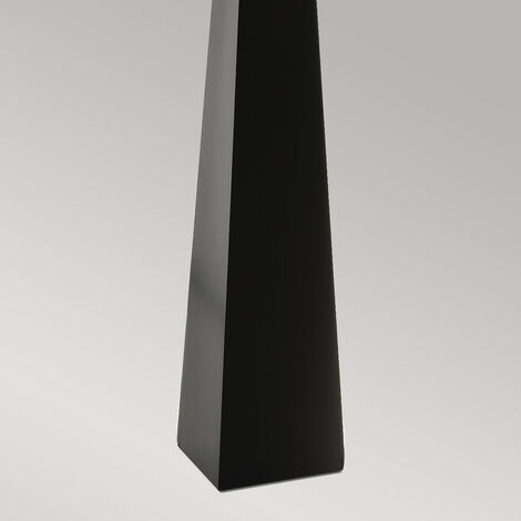 Elstead Ascent Lampada da terra con paralume conico, nera