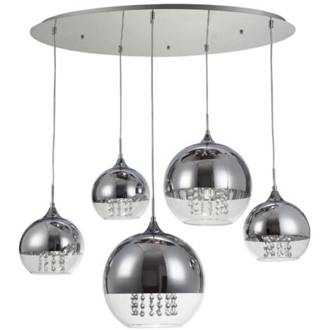 Ingrosso Distributore Di Illuminazione - Lampada Applique E27 Da Parete In Metallo E Cristallo Color Nichel Opaco Diula 2