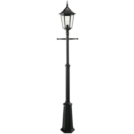 Elstead - Lanterna di segnalazione a palo da esterno 1 luce Nera IP54, E27