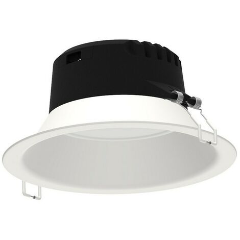 Inspired Mantra Fusion - Medano - Faretto da incasso a LED rotondo 23,3 cm,  21W, 4000K, 2100lm, bianco, ritaglio 206 mm