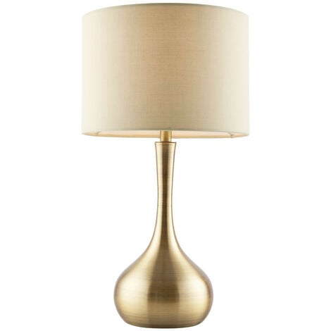 Endon Piccadilly - Lampada Touch da Tavolo Soft Brass, E14