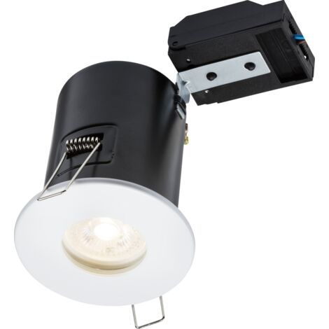 Set di 20 faretti da incasso fissi full white con GU10 LED 5W eq 40W