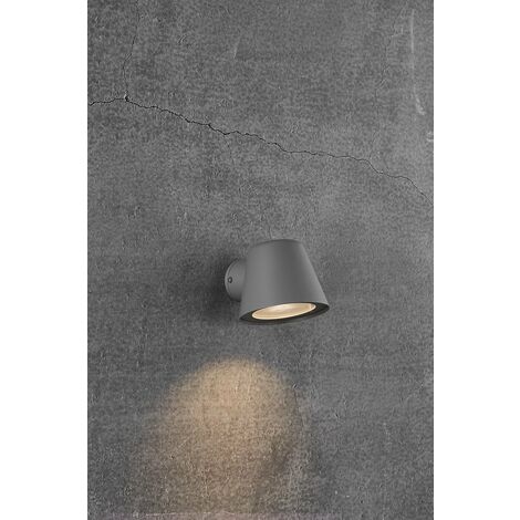 Nordlux ALERIA Lampada da parete per esterno Down Grey, GU10, IP44