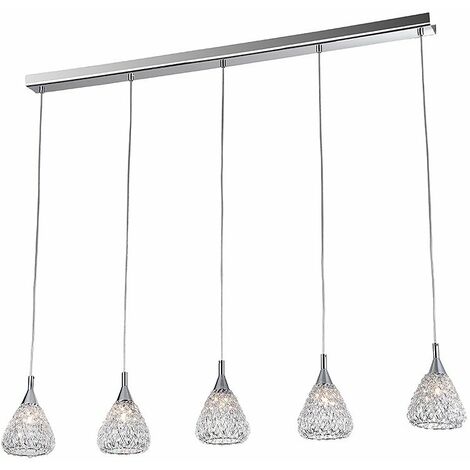 Lampadario A Sospensione E-ENERGY Simone 1 Luce E27 Diametro 50cm &ndash; Classe A-G