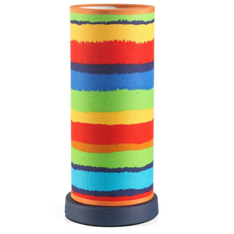 Lampada Da Tavolo ONLI Nano In Metallo E Tessuto – Grigio, Attacco E14 Max 6W, Ideale Per Comodino Camera Da Letto O Cameretta - 4