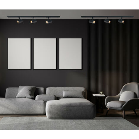 Faretto Di Design Orientabile Nero, 2 Luci Michael | Maisons Du Monde - Foto 6