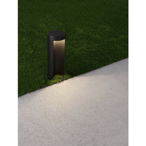 Lampada led multicolor 45h cm antracite con telecomando a distanza