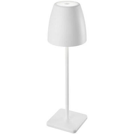 Merano Digby 38cm Lampada Portatile da Esterno Bianco Sabbia