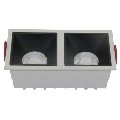 Faretto Nero Da Incasso 12/24V Foro 5,5 Per Lampadine Bispina FARETTI E - Foto 6