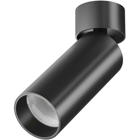 FARETTO IN ALLUMINIO X 1 PUNTO LUCE GU10 ORIENTABILE BIANCO O NERO - Foto 4