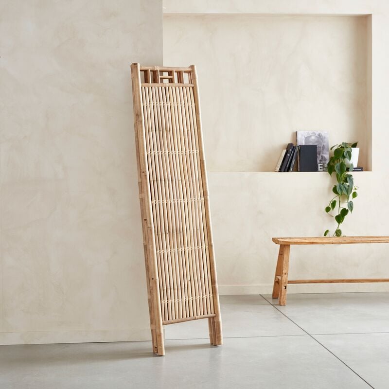 Biombo De Bambú Hilo De Algodón Madera Pino Homcom 180x180 Cm-natural con  Ofertas en Carrefour