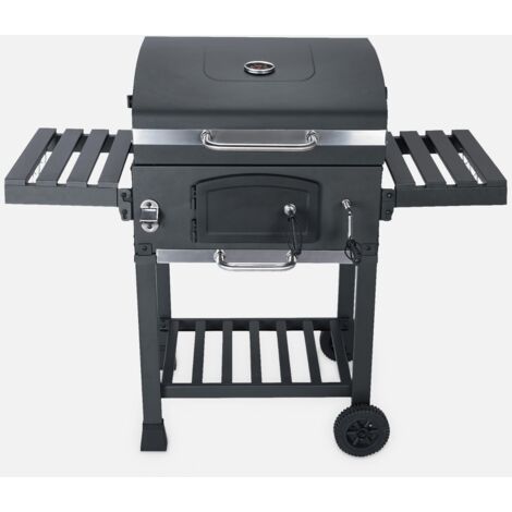 Barbacoa de carbón color negro Cruccolini BA14 92 x 13 x 69 cm