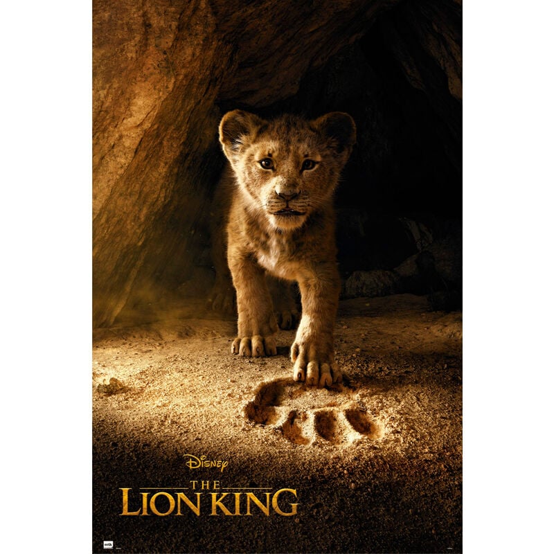 Poster disney el rey Löwe simba action real