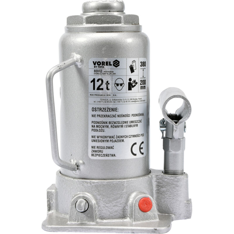 VOREL Wagenheber Aufnahme 13mm - Vollgummi-Auflage 97mm Durchmesser