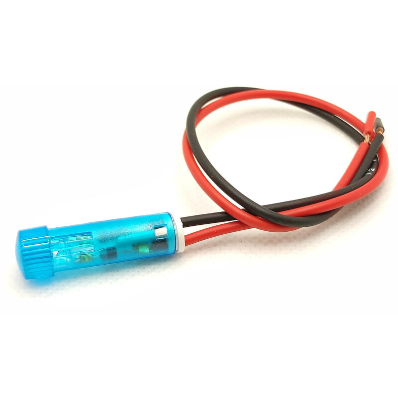 Kill-Switch McPower mit Schutzkappe und LED, 12V / 20A, blau