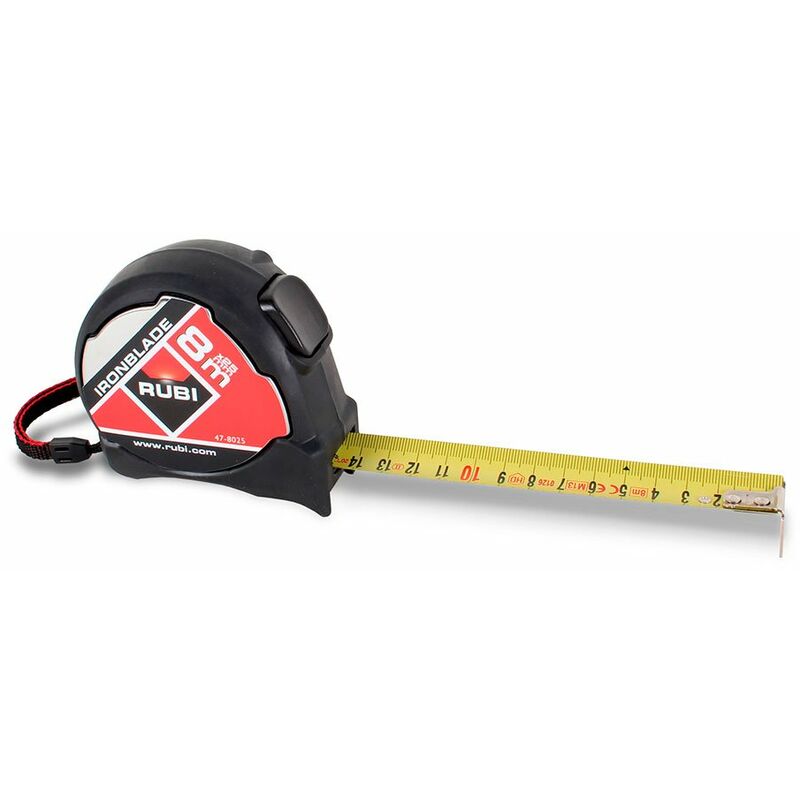Ruban mètre Rubi Ironblade 8 m x 25 mm main image 1