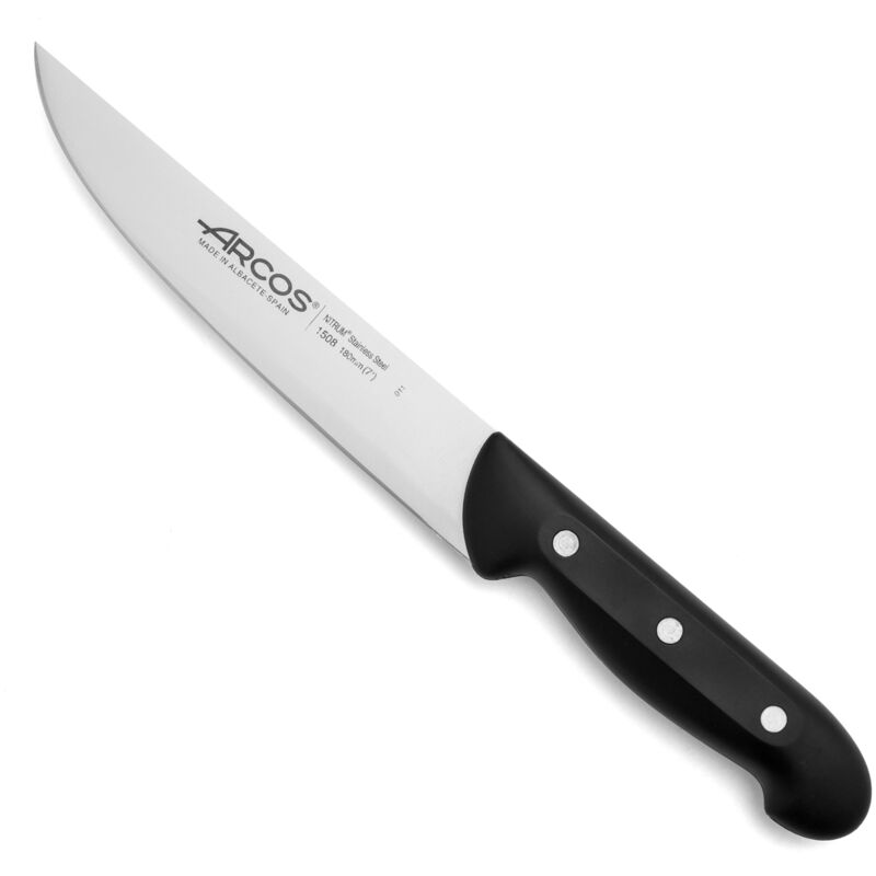 Arcos Serie Nova Schälmesser-Set (3 Stück) – Edelstahlklinge 70 Mm, Schwarzer PP-Griff – Made In Spain