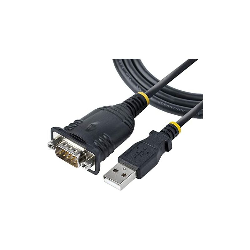 StarTech.com 1m USB auf serielles Kabel, DB9 Stecker RS232 auf USB  Konverter, Prolific, USB auf seriellen Adapter für SPS/Drucker/Scanner, USB  auf COM Port Adapter, Windows/Mac (1P3FP-USB-SERIAL)