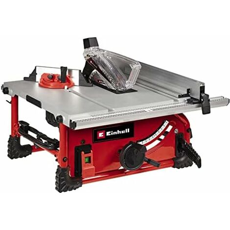 Einhell Tischkreissäge de TE-TS 254 T (2000 W, Sanftanlauf, Haupttisch de Al, Bördeltisch de, Parallelanschlag, Parallelanschlag, Winkelanschlag, Schalter de Überlast, reg. de Spreizkeil)