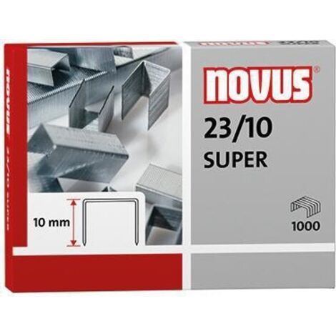 Novus Heftklammern 23/10 super für Heftgeräte dede 1000 dicke Schachtel de verzinkt (1/3)