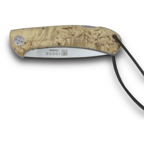 Joker Jagdmesser 'Verraco' – Mit 26 Cm MOVA-Klinge, Hirschhorngriff & Lederscheide Für Outdoor, Camping & Jagd