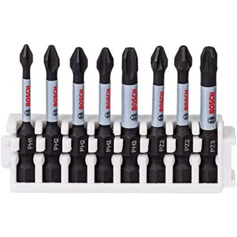 Bosch Professional Set De 8 Bits De Schraubendreher Impact Control (Pick And Click, Bohrerzubehör De Impact)